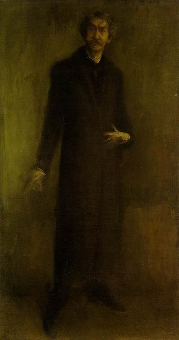 WikiOO.org - Encyclopedia of Fine Arts - Maľba, Artwork James Abbott Mcneill Whistler - Brown and Gold