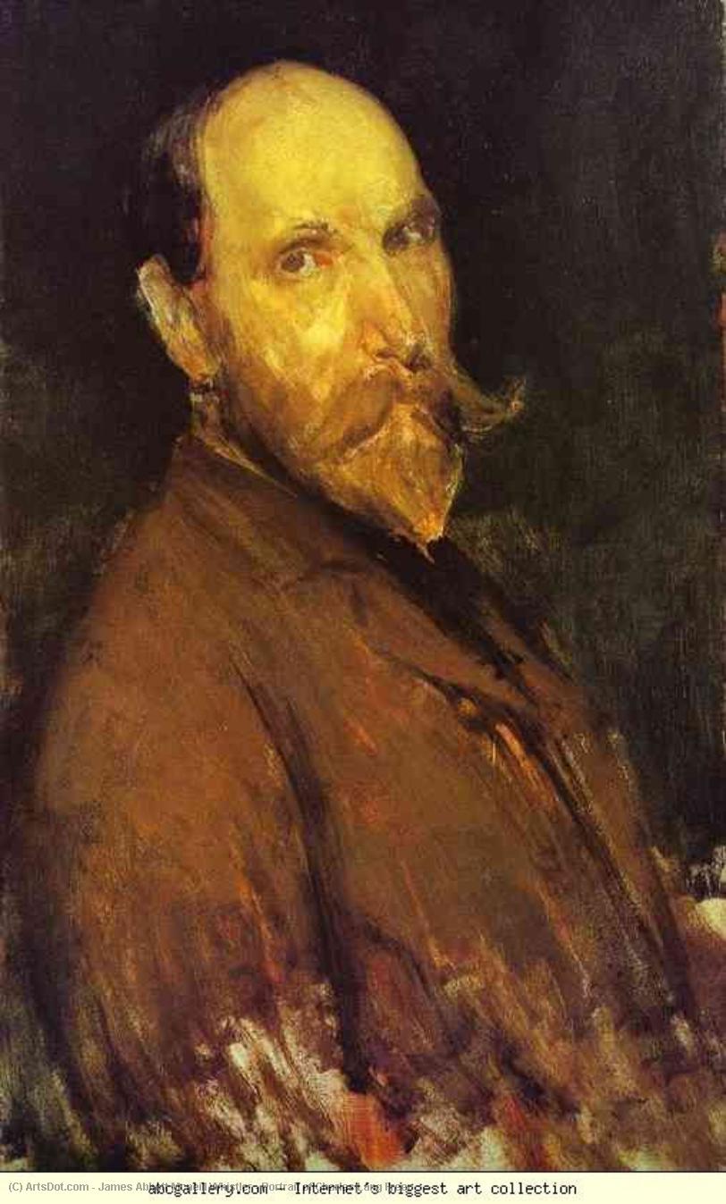 WikiOO.org - Encyclopedia of Fine Arts - Maalaus, taideteos James Abbott Mcneill Whistler - Portrait of Charles Lang Freer