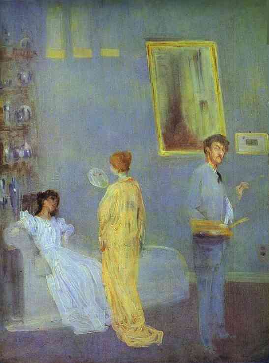 Wikioo.org - The Encyclopedia of Fine Arts - Painting, Artwork by James Abbott Mcneill Whistler - The Artist's Studio