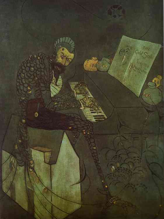 Wikioo.org - The Encyclopedia of Fine Arts - Painting, Artwork by James Abbott Mcneill Whistler - The Gold Scab