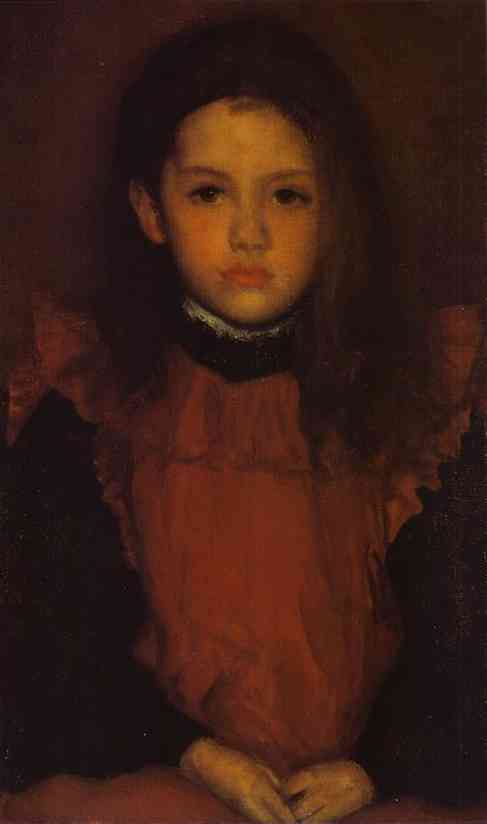 Wikioo.org - The Encyclopedia of Fine Arts - Painting, Artwork by James Abbott Mcneill Whistler - The Little Rose of Lyme Regis