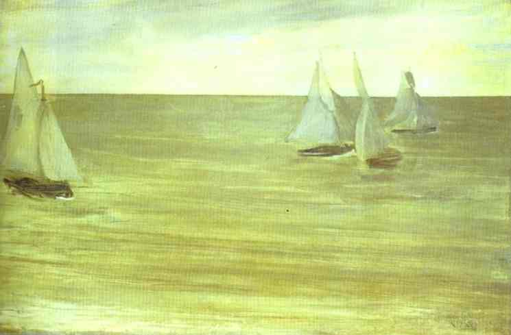 WikiOO.org - Encyclopedia of Fine Arts - Maalaus, taideteos James Abbott Mcneill Whistler - Trouville