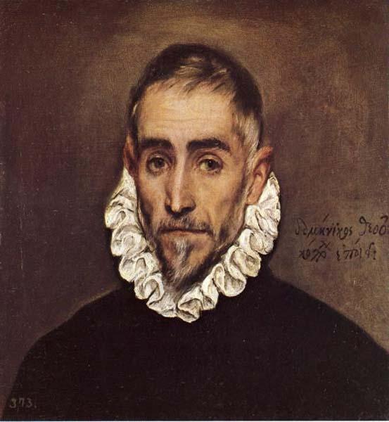 Wikioo.org - The Encyclopedia of Fine Arts - Painting, Artwork by El Greco (Doménikos Theotokopoulos) - Elderly Gentleman