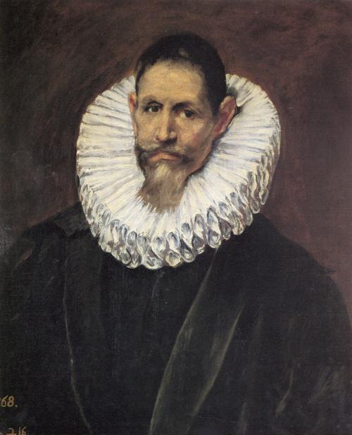 Wikioo.org - The Encyclopedia of Fine Arts - Painting, Artwork by El Greco (Doménikos Theotokopoulos) - Portrait of Jeronimo de Cevallos