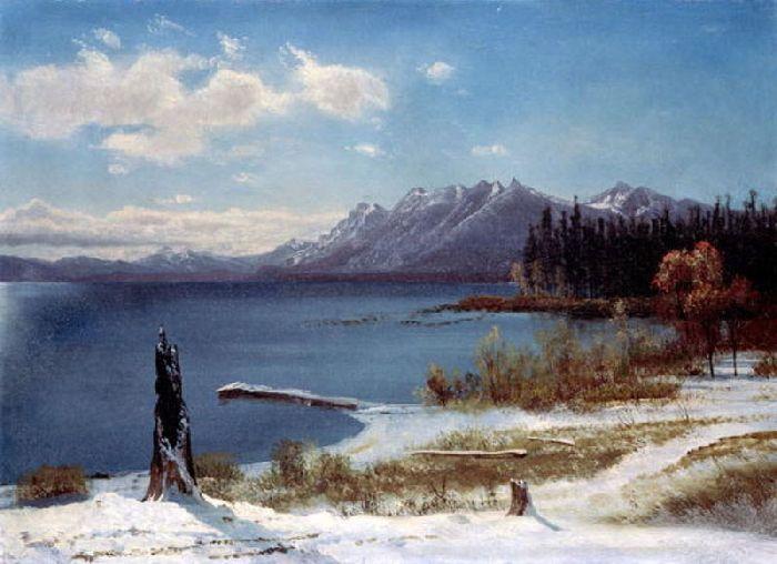WikiOO.org - Εγκυκλοπαίδεια Καλών Τεχνών - Ζωγραφική, έργα τέχνης Albert Bierstadt - Lake Tahoe