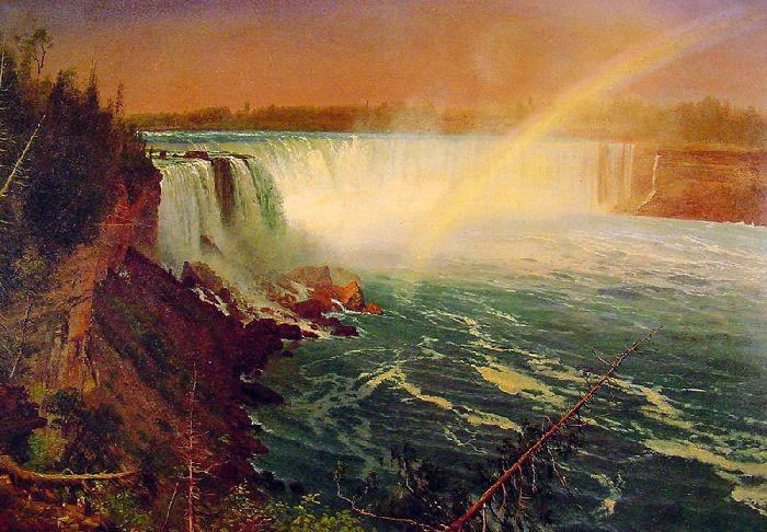 Wikioo.org - The Encyclopedia of Fine Arts - Painting, Artwork by Albert Bierstadt - Niagara