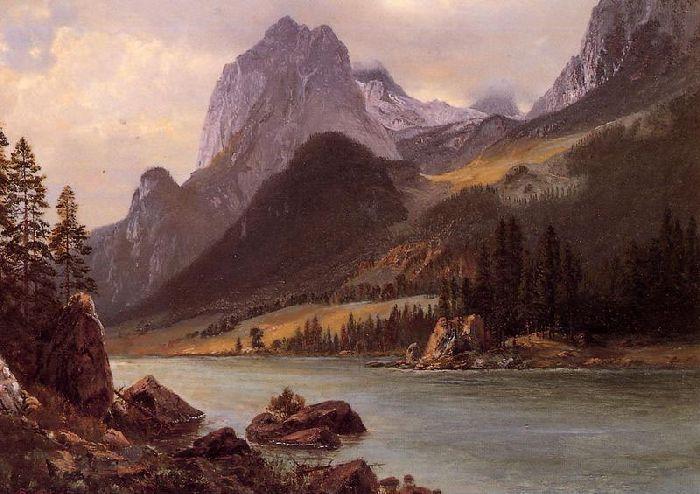 Wikioo.org - The Encyclopedia of Fine Arts - Painting, Artwork by Albert Bierstadt - Rocky Mountain I