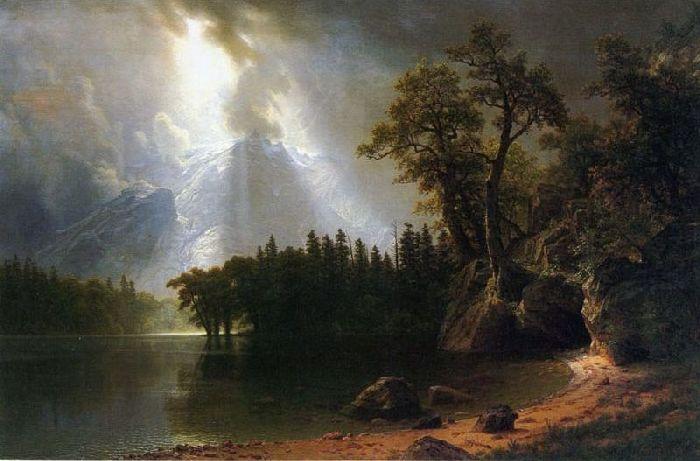 WikiOO.org - 百科事典 - 絵画、アートワーク Albert Bierstadt - ヨセミテ