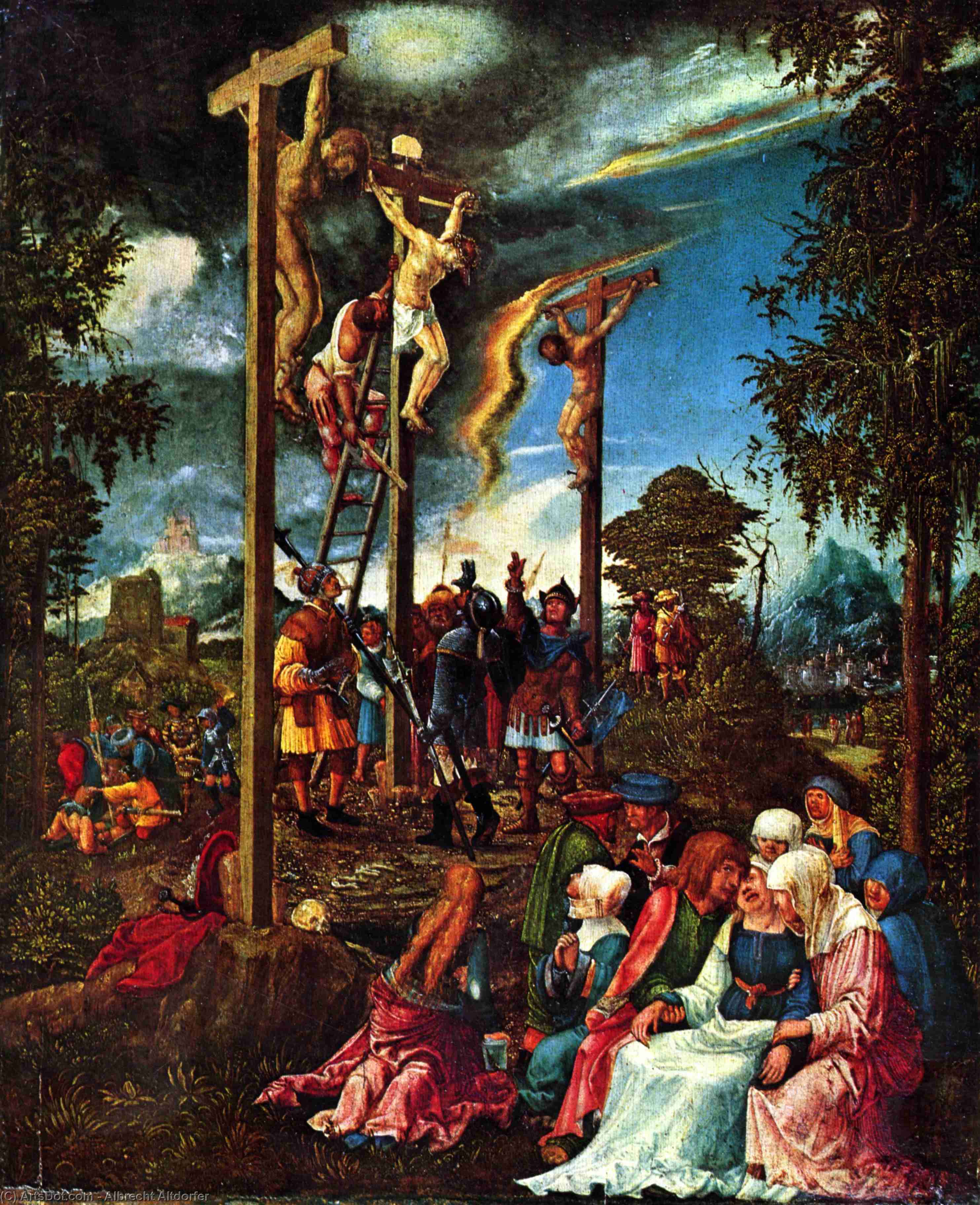 Wikioo.org – L'Encyclopédie des Beaux Arts - Peinture, Oeuvre de Albrecht Altdorfer - cavalerie