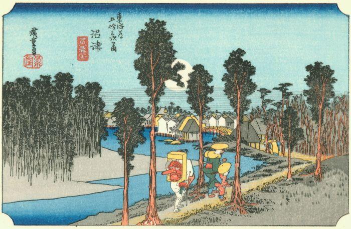 Wikioo.org - The Encyclopedia of Fine Arts - Painting, Artwork by Ando Hiroshige - 12th station, Numazu