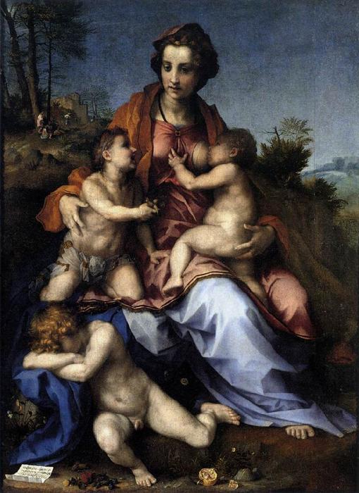 Wikioo.org - The Encyclopedia of Fine Arts - Painting, Artwork by Andrea Del Sarto - Charity