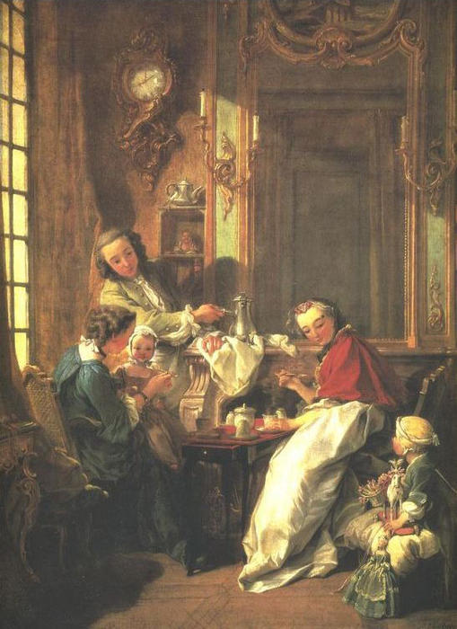WikiOO.org - Енциклопедия за изящни изкуства - Живопис, Произведения на изкуството François Boucher - Breakfast