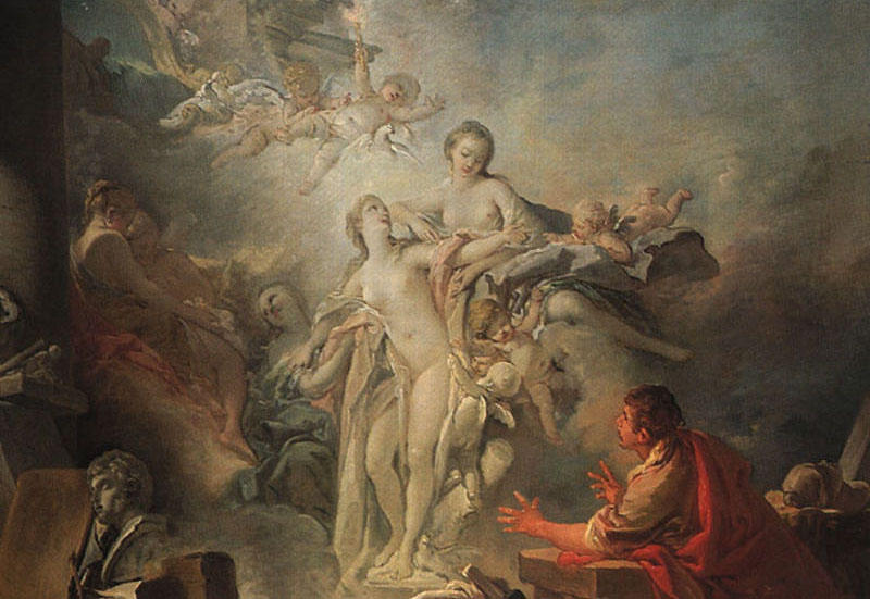 Wikioo.org - The Encyclopedia of Fine Arts - Painting, Artwork by François Boucher - Pygmalion and Galatea