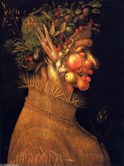 WikiOO.org - Encyclopedia of Fine Arts - Malba, Artwork Giuseppe Arcimboldo - Summer