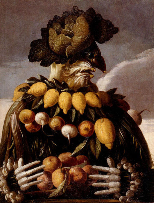 WikiOO.org - Енциклопедія образотворчого мистецтва - Живопис, Картини
 Giuseppe Arcimboldo - The Seasons 1