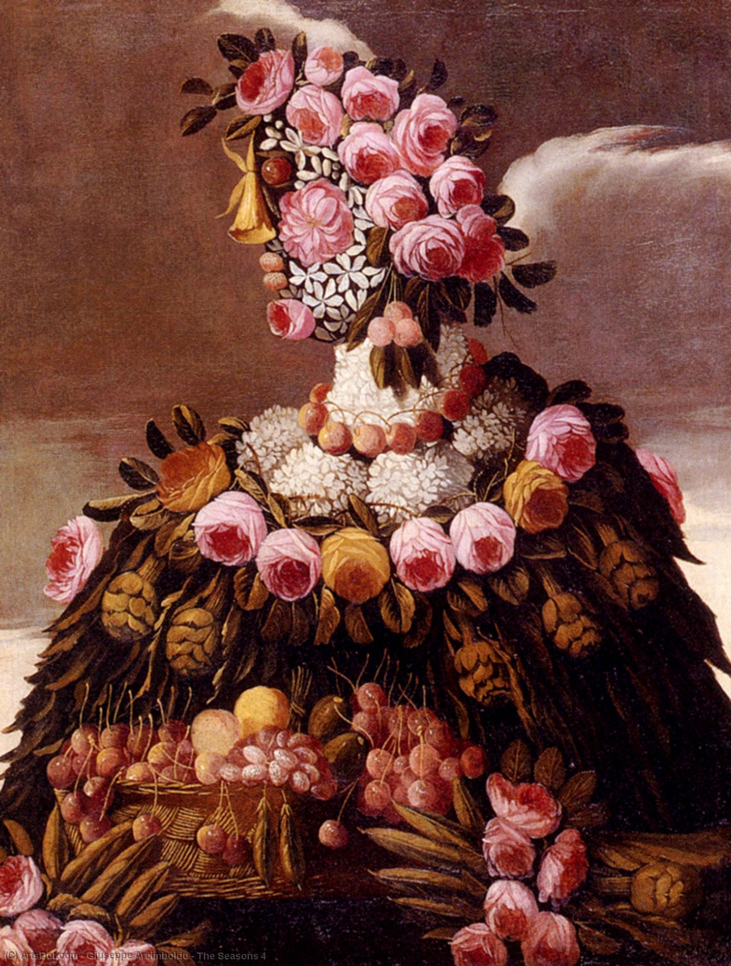 Wikioo.org - The Encyclopedia of Fine Arts - Painting, Artwork by Giuseppe Arcimboldo - The Seasons 4