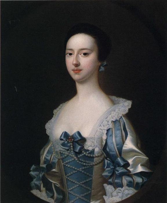WikiOO.org - Encyclopedia of Fine Arts - Maleri, Artwork Joseph Wright Of Derby - Anne Bateman, Later Mrs John Gisborne