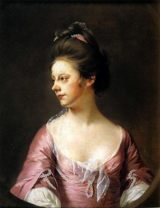 WikiOO.org - Enciklopedija dailės - Tapyba, meno kuriniai Joseph Wright Of Derby - Mrs Catherine Swindell