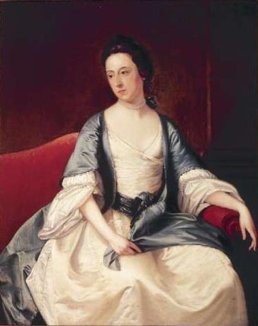 Wikioo.org - The Encyclopedia of Fine Arts - Painting, Artwork by Joseph Wright Of Derby - Portrait of Anne Borrow