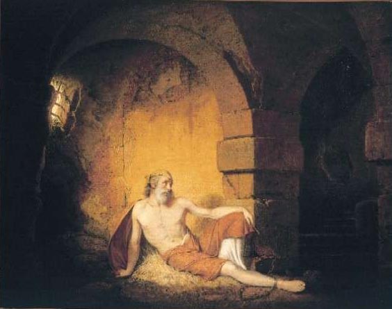 WikiOO.org - Encyclopedia of Fine Arts - Malba, Artwork Joseph Wright Of Derby - The Captive