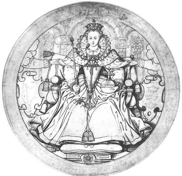 WikiOO.org - אנציקלופדיה לאמנויות יפות - ציור, יצירות אמנות Nicholas Hilliard - Great Seal of Ireland