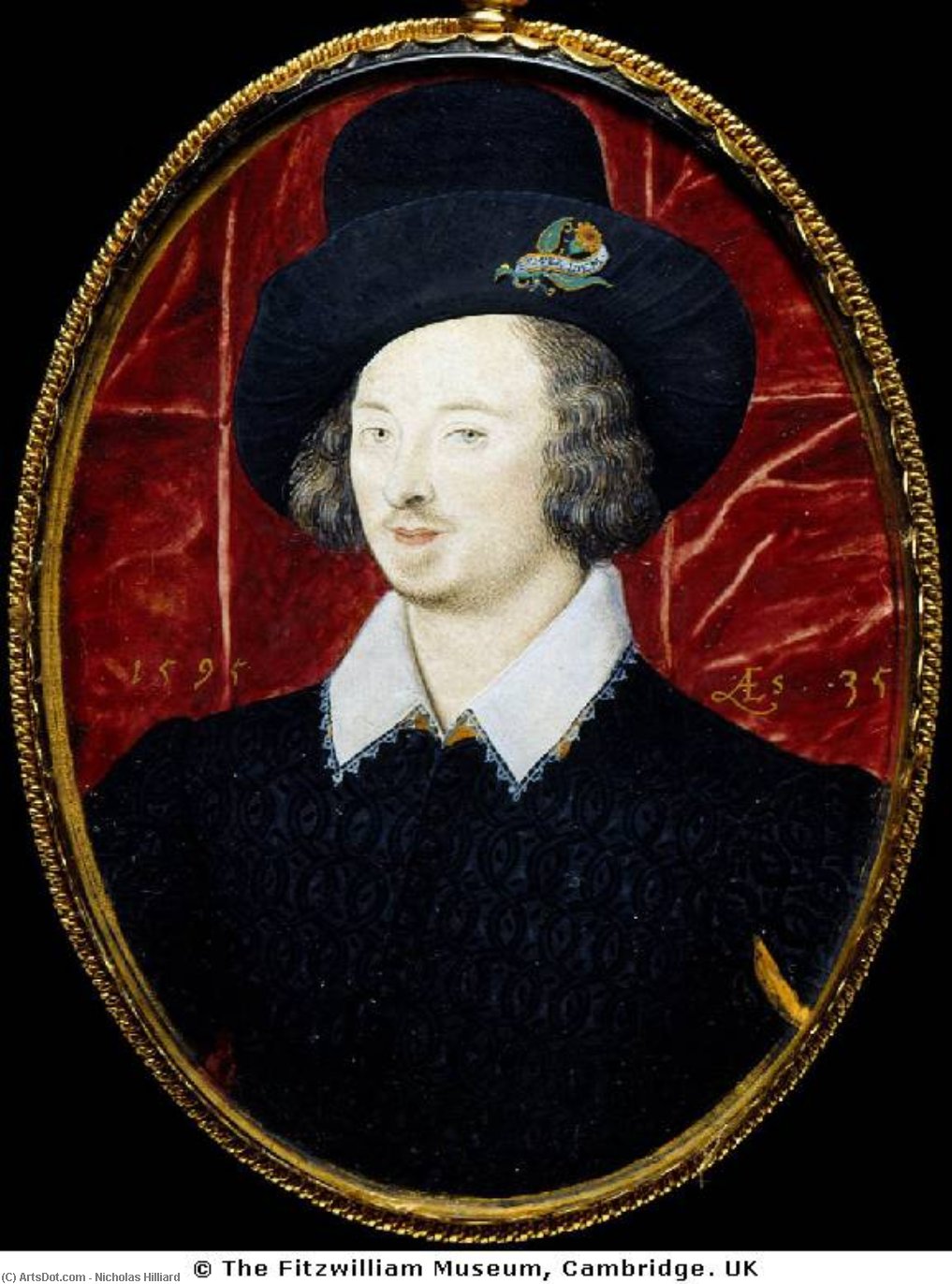 Wikioo.org - The Encyclopedia of Fine Arts - Painting, Artwork by Nicholas Hilliard - Sir Henry Slingsby