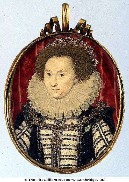 Wikioo.org - The Encyclopedia of Fine Arts - Painting, Artwork by Nicholas Hilliard - Unknown Lady