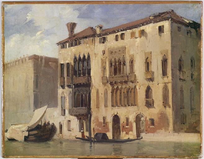 Wikioo.org - The Encyclopedia of Fine Arts - Painting, Artwork by Richard Parkes Bonington - View of the Grand Canal in Venice