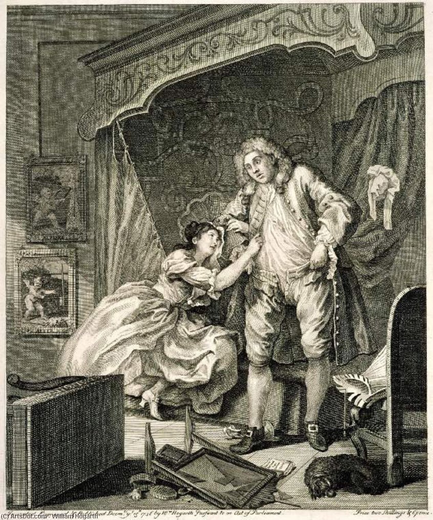 WikiOO.org - אנציקלופדיה לאמנויות יפות - ציור, יצירות אמנות William Hogarth - After 1