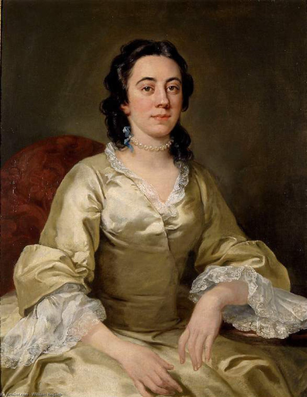 WikiOO.org - Encyclopedia of Fine Arts - Maalaus, taideteos William Hogarth - Frances Arnold