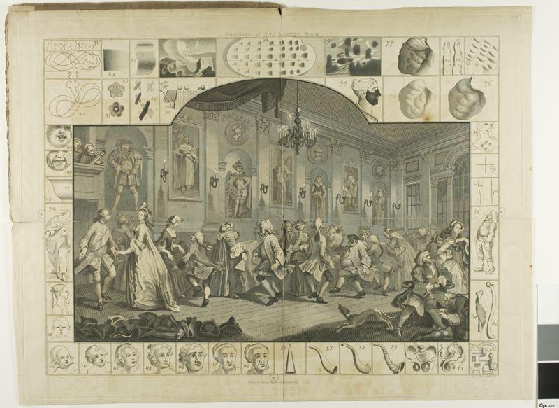 WikiOO.org - Encyclopedia of Fine Arts - Maleri, Artwork William Hogarth - Plate two, from The Analysis of Beauty