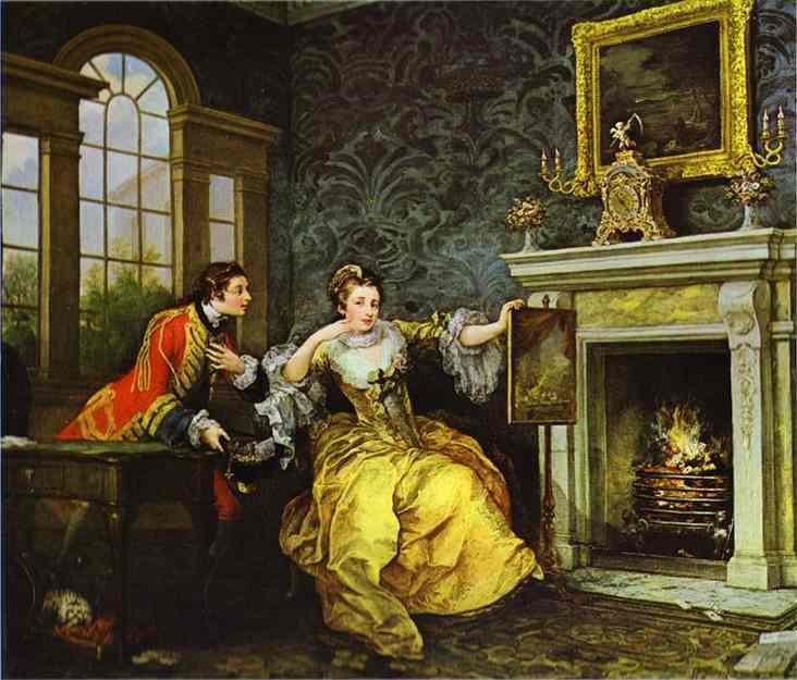 WikiOO.org - Εγκυκλοπαίδεια Καλών Τεχνών - Ζωγραφική, έργα τέχνης William Hogarth - The Lady's Last Stake
