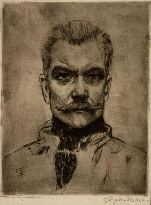 Wikioo.org - The Encyclopedia of Fine Arts - Painting, Artwork by Akseli Gallen Kallela - Self portrait