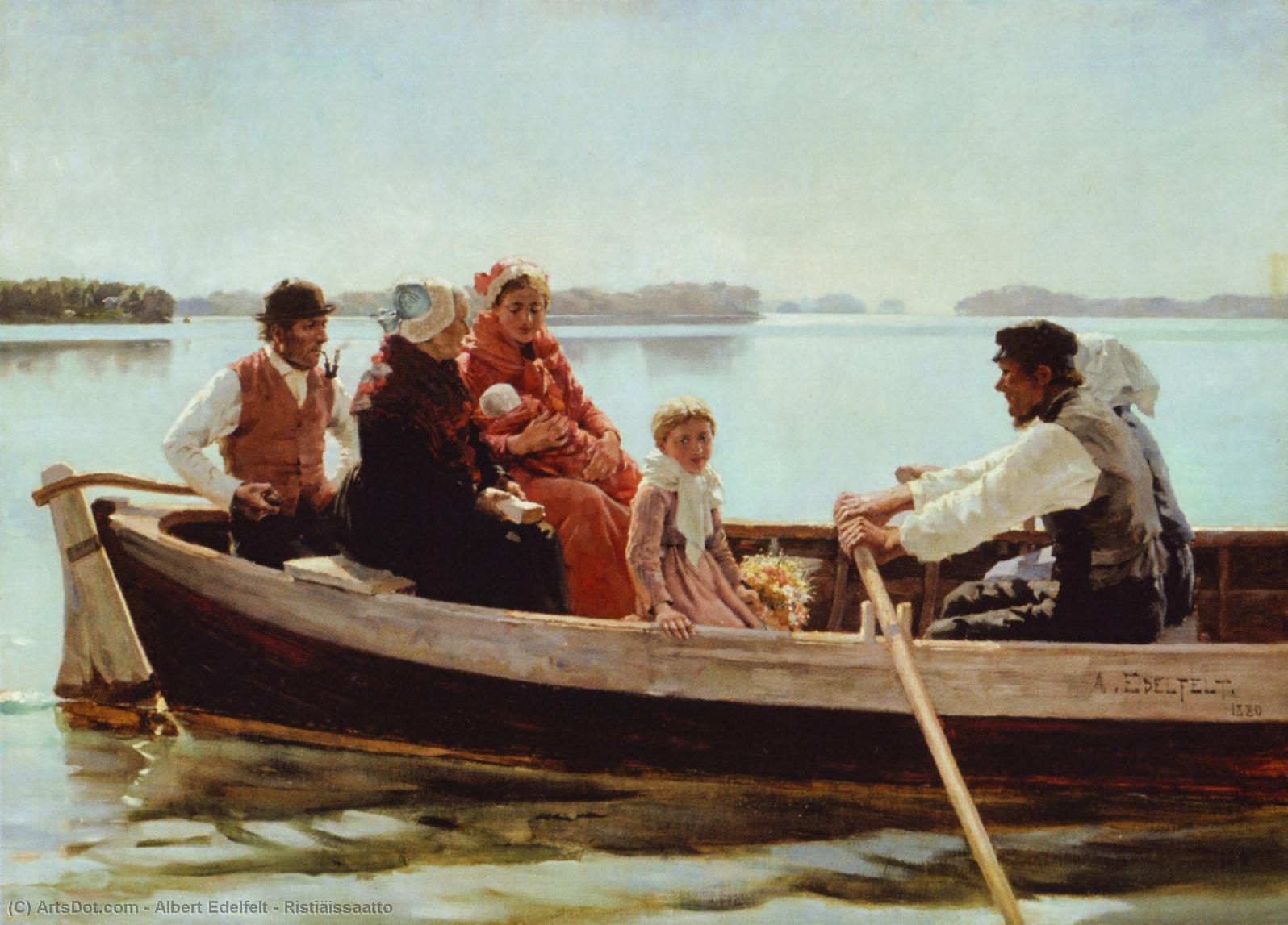 Wikioo.org - The Encyclopedia of Fine Arts - Painting, Artwork by Albert Edelfelt - Ristiäissaatto