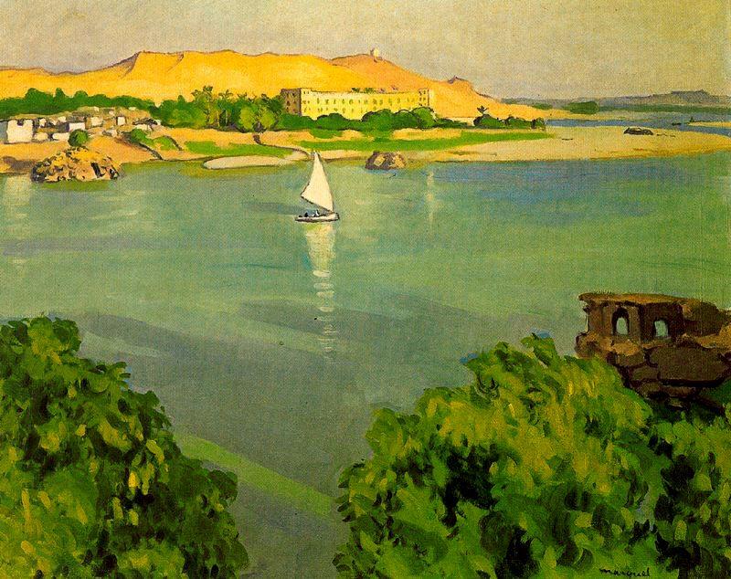 Wikioo.org - The Encyclopedia of Fine Arts - Painting, Artwork by Albert Marquet - Assouan, Morning