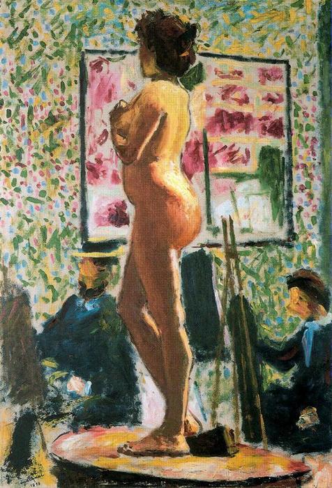 Wikioo.org – La Enciclopedia de las Bellas Artes - Pintura, Obras de arte de Albert Marquet - Desnudo, Desnudo Llamado fauvista