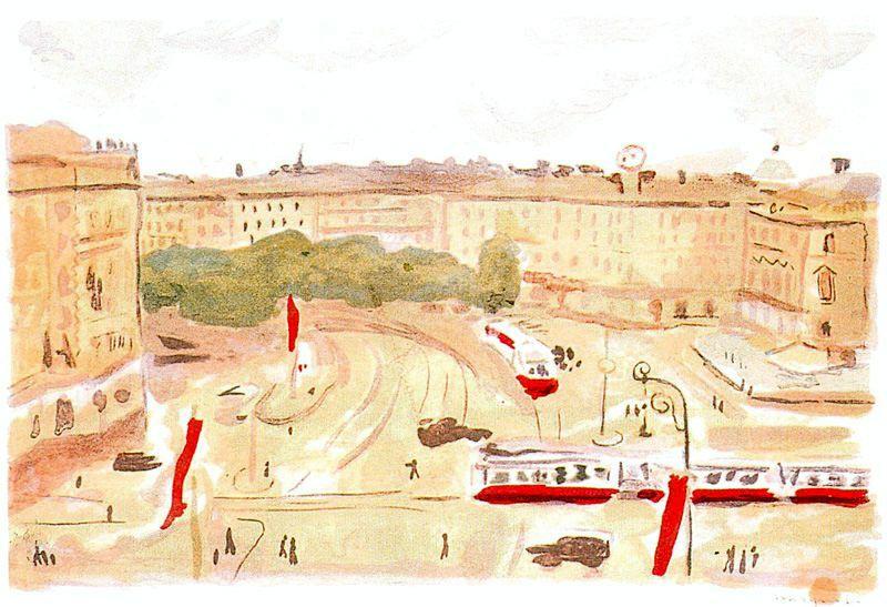 WikiOO.org - Енциклопедія образотворчого мистецтва - Живопис, Картини
 Albert Marquet - Los tranvías de Viena