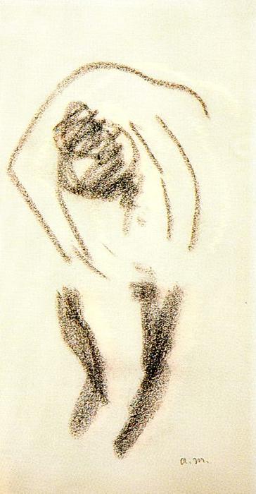 WikiOO.org - Encyclopedia of Fine Arts - Malba, Artwork Albert Marquet - Mujer poniéndose las medias