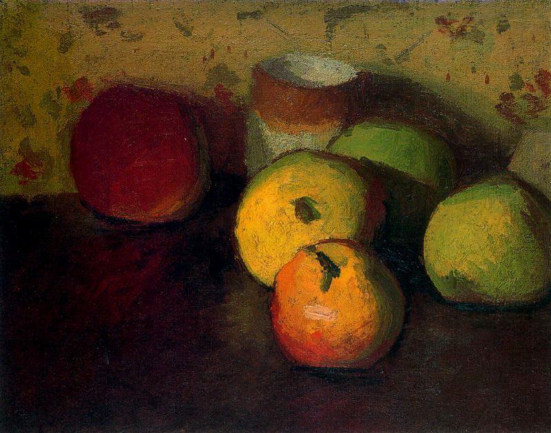 Wikioo.org – L'Enciclopedia delle Belle Arti - Pittura, Opere di Albert Marquet - Naturaleza muerta con Manzanas y cubilete