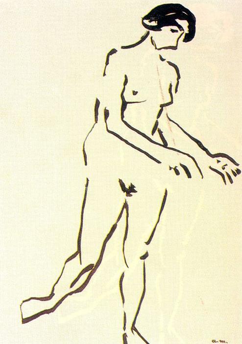Wikioo.org - สารานุกรมวิจิตรศิลป์ - จิตรกรรม Albert Marquet - Nude of a woman