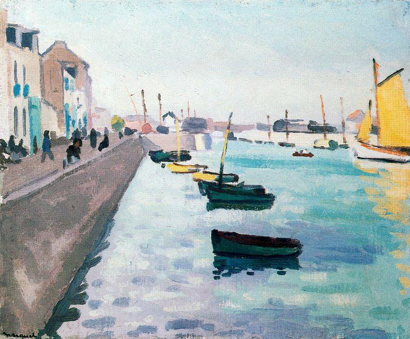 Wikioo.org - The Encyclopedia of Fine Arts - Painting, Artwork by Albert Marquet - Port La Chaume