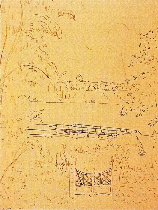 WikiOO.org - Енциклопедія образотворчого мистецтва - Живопис, Картини
 Albert Marquet - Samois. La puerta del jardín