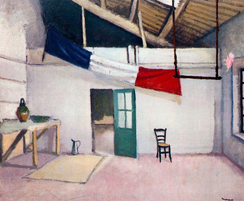 Wikioo.org - The Encyclopedia of Fine Arts - Painting, Artwork by Albert Marquet - Studio in Marseille