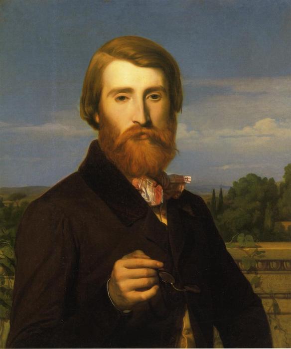 WikiOO.org - Енциклопедия за изящни изкуства - Живопис, Произведения на изкуството Alexandre Cabanel - Portrait of Alfred Bruyas