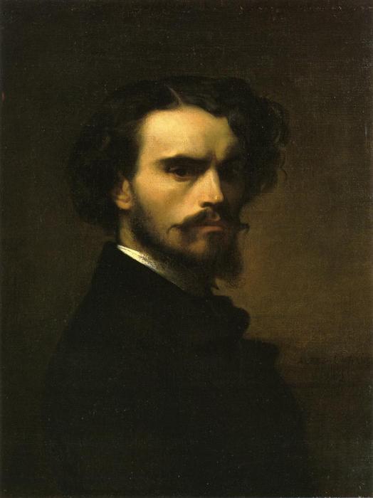 Wikioo.org - The Encyclopedia of Fine Arts - Painting, Artwork by Alexandre Cabanel - Self Portrait 1