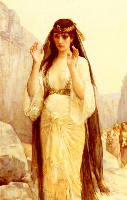 Wikioo.org - The Encyclopedia of Fine Arts - Painting, Artwork by Alexandre Cabanel - The Daughter Of Jephthah