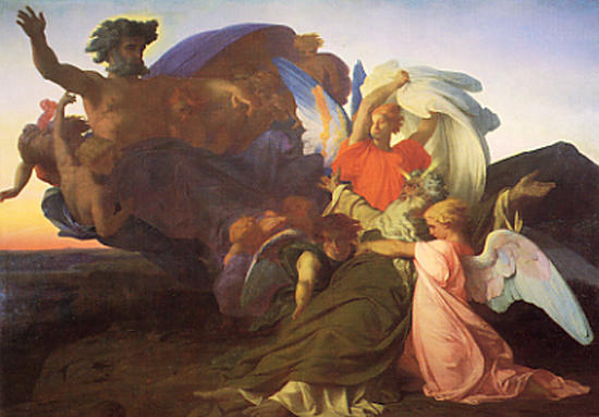 Wikioo.org – L'Encyclopédie des Beaux Arts - Peinture, Oeuvre de Alexandre Cabanel - la mort des moïse