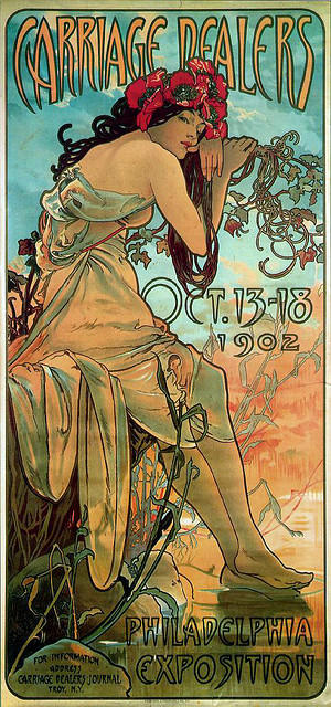 Wikioo.org - The Encyclopedia of Fine Arts - Painting, Artwork by Alphonse Maria Mucha - Carraige Dealers