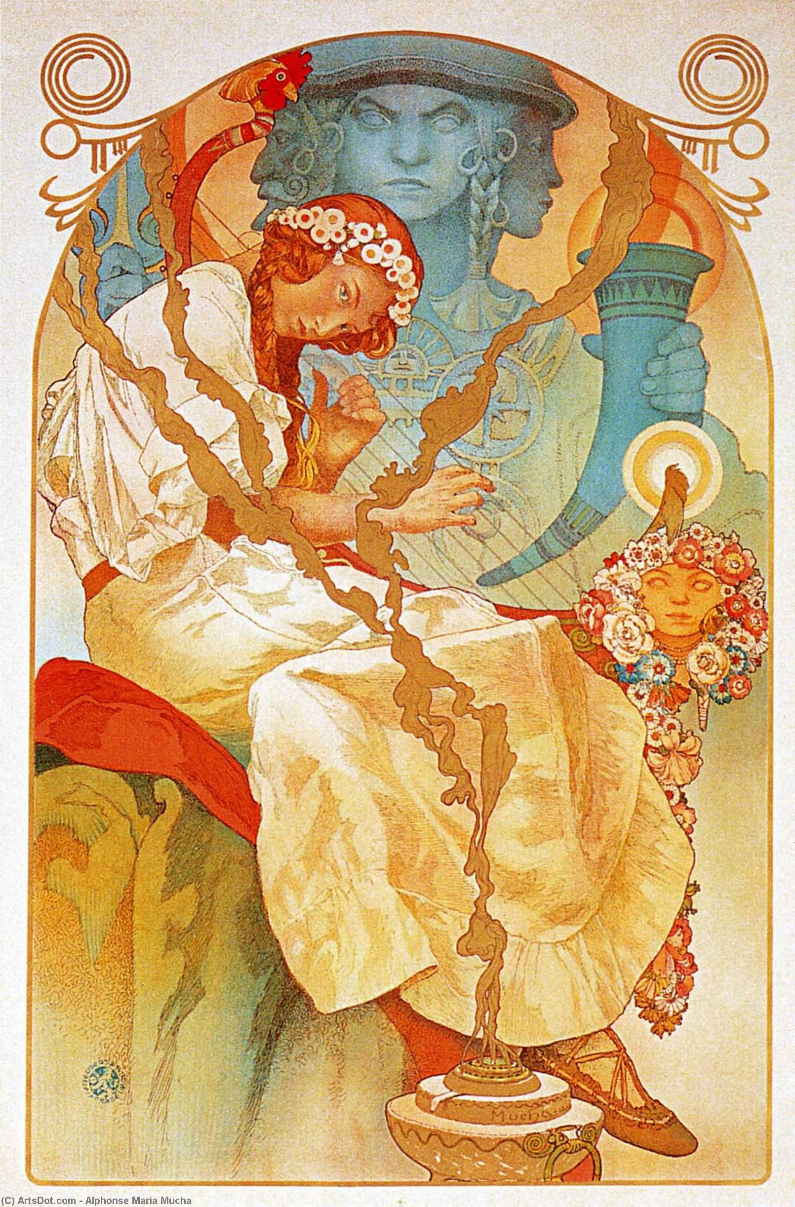 Wikoo.org - موسوعة الفنون الجميلة - اللوحة، العمل الفني Alphonse Maria Mucha - The Slav Epic