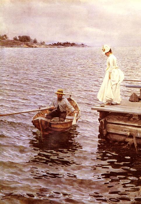 Wikioo.org - The Encyclopedia of Fine Arts - Painting, Artwork by Anders Leonard Zorn - Sommarnoje
